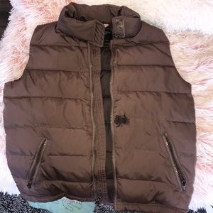 Brown American eagle light vest